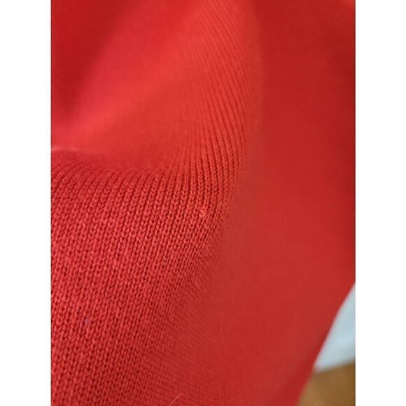 Tibi Merino Wool Bell Sleeve Knit Mini Dress XXS, RED $595 - Picture 6 of 10